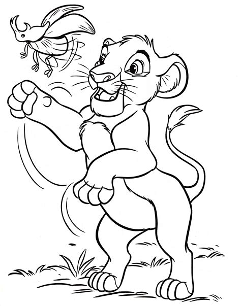 Printable Lion King Coloring Pages